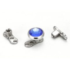 Types and Designs of 2mm Dermal Anchor Tops