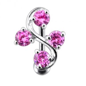 Fancy Jeweled Non-Moving Belly Ring