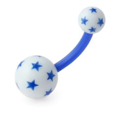 UV fancy star balls: apt for any piercing