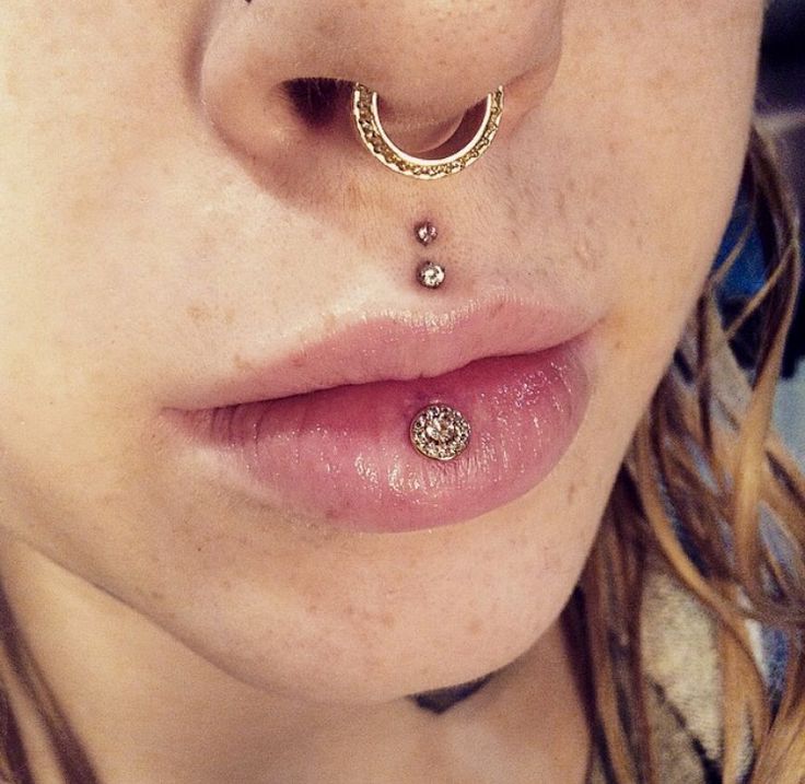Eeddoo Rose Gold Labret Piercing Set – 27 Sizes For Lip, Nose, Tragus, Helix – PVD Titanium Coating