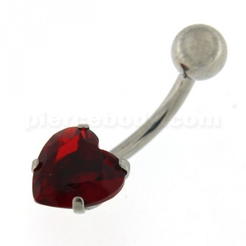 Curved Belly Button Jewelry Barbell