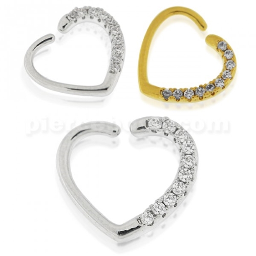 jeweled cartilage earrings