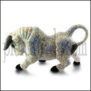 Crystal Stones Bull- A Different Showpiece To Gift