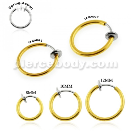 9K Gold Segment Hoop Nose Ring Prices