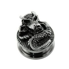 Cheap Flesh Tunnels with Casting Dragon Screw Fit