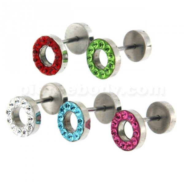surgical steel piercing earrings