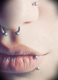 lip piercing types