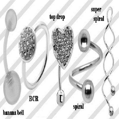 belly-button-rings-types