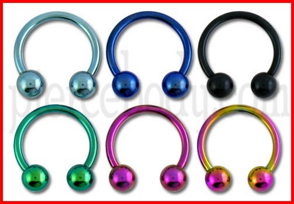 colorful anodized titanium barbells