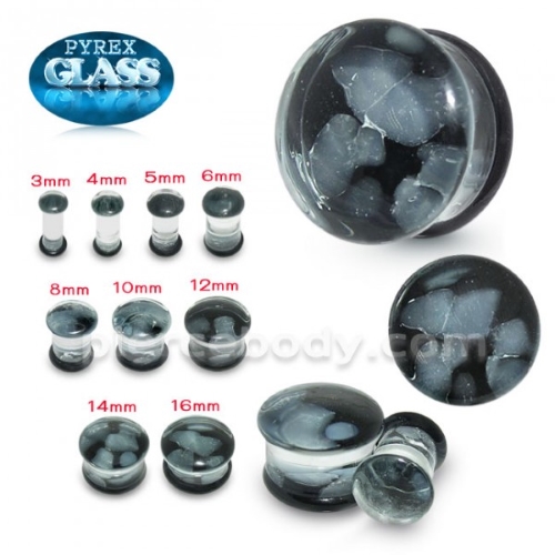 glass earplugs size