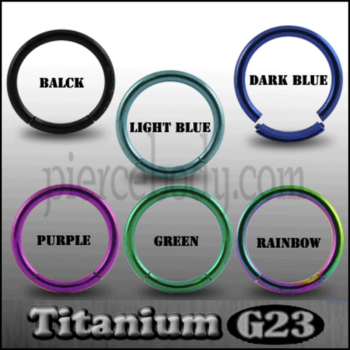 titanium segment ring jewelry