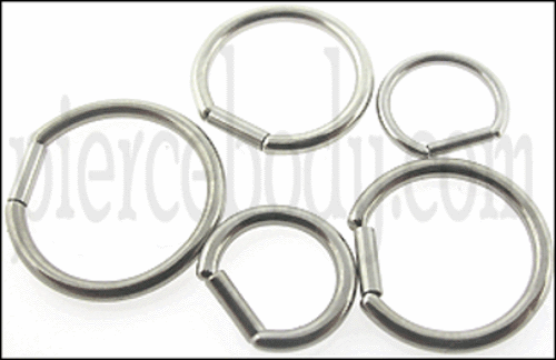  surgical steel segment ring