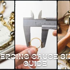 Measure Body Jewellery with Piercing Gauge Size Guide