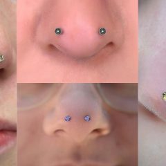 Forward Nostril Piercing – High Nostril Gems