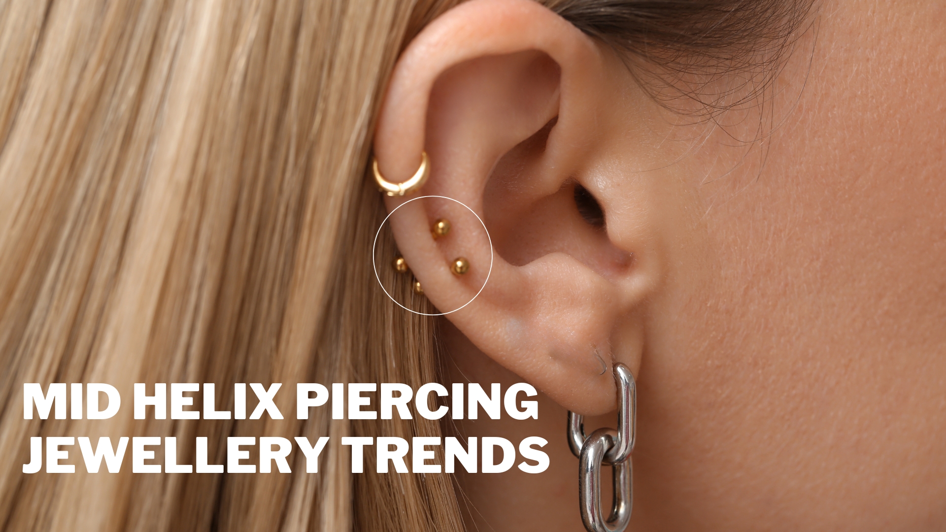 Mid Helix Piercing Jewellery Trends