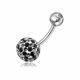 Crystal Stone Belly Ring FDBLY079