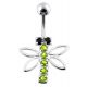 Jeweled Bug Belly Ring