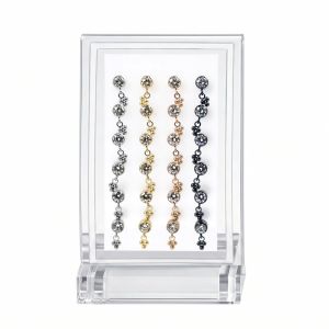 24pcs G23 Titanium Dangling Balls Labret Display Kit-Assorted Colors