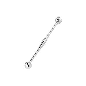 316L Surgical Steel Bumped Center Ear Industrial Piercing