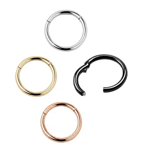 316L Surgical Steel Hinged Segment Ring
