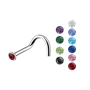 SS Jeweled Bent Nose Screw