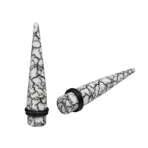 3mm To 12mm Marble Straight Ear Expander Taper Stretcher