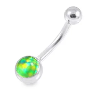 316L Steel Cat Eye Belly Banana