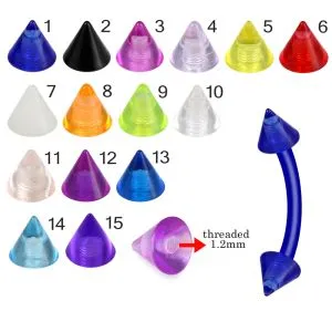 Bio flex Eyebrow Banana With UV Fancy Color Cones