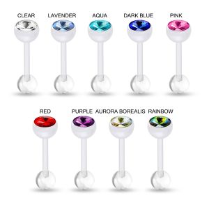 BioFlex jeweled Stright Barbell
