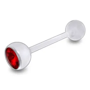 BioFlex jeweled Stright Barbell