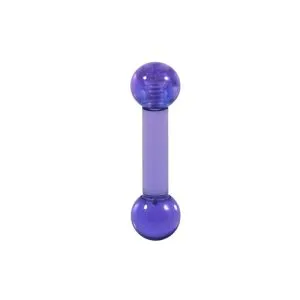 UV-Acrylic 8G Straight Barbell Piercing Heavy Gauge