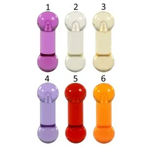 UV-Acrylic 0G Straight Barbell Heavy Gauge Piercing