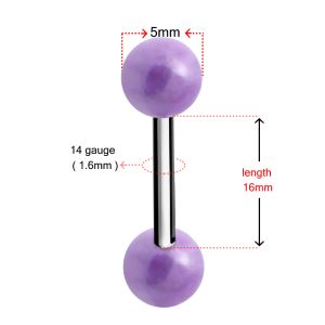 Straight Bar with UV Balls