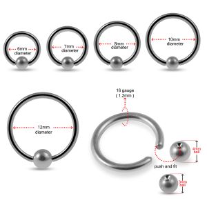 16G BCR with different diameter and balls 