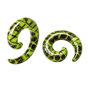 Black Pattern Spiral Expander