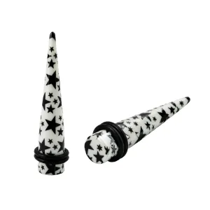 Black Star Straight Ear Expander