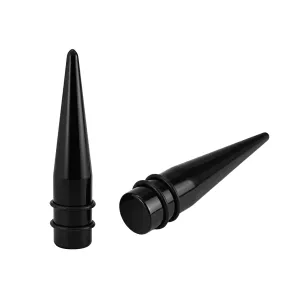Black UV Acrylic Classic Ear Straight Expander