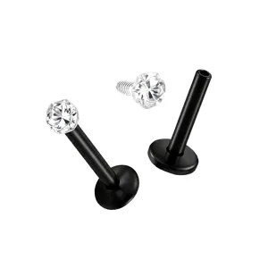 Blackline Madonna Labret with Jeweled Bio Top
