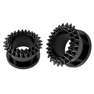 Blackline Screw Fit Ear Flesh Tunnel ZER263