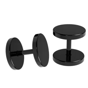 Blackline Steel Fake Ear Plug