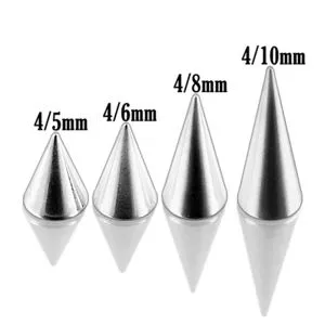 316L Surgical steel Long Cones