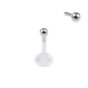 Plain Ball Top Bio Flex Push-Fit Lip Labret 