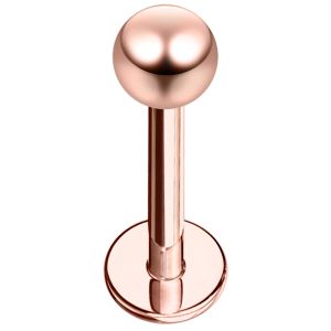 Rose Gold Platted Labret Lip piercing