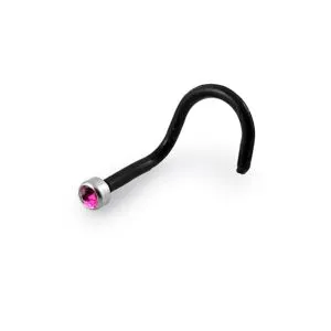Jeweled UV Bio Nose Screw