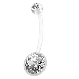 BioFlex Jeweled Belly Ring