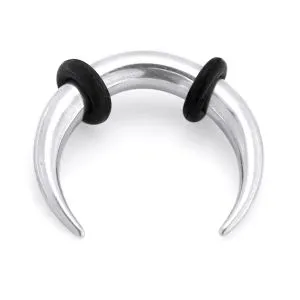 Surgical Steel Pincher Septum Gauges with O Rings