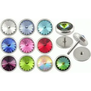 Jewelled Fake Ear Plug