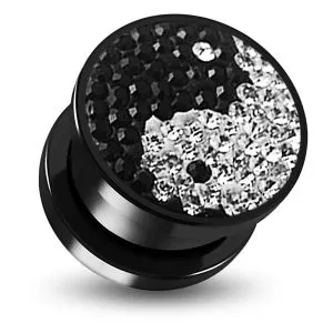 Ying Yang Ear Flesh Tunnel