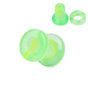 Green And Light Green Externally Threaded UV Tunnel