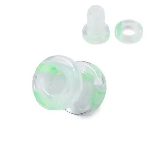 White And Green Externally Threaded UV Tunnel